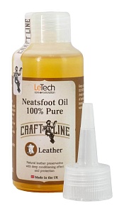Костное масло с запахом натуральной кожи Neatsfoot Oil Leather 100% Pure - Картинка товара
